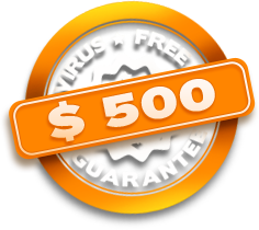 $500 Virus Free Guarantee